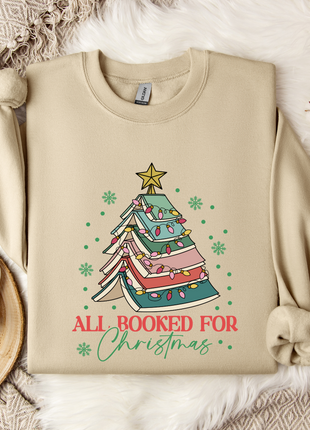 All Booked For Christmas Sweatshirt