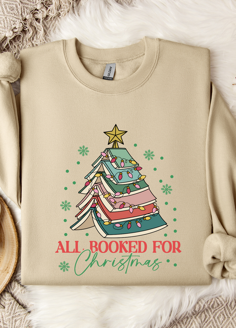 All Booked For Christmas Sweatshirt