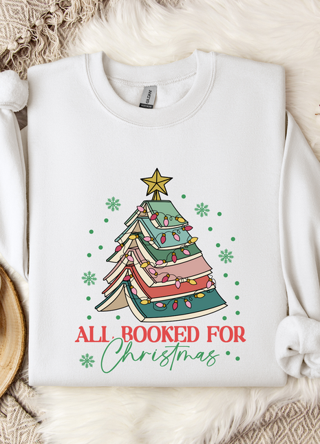 All Booked For Christmas Sweatshirt
