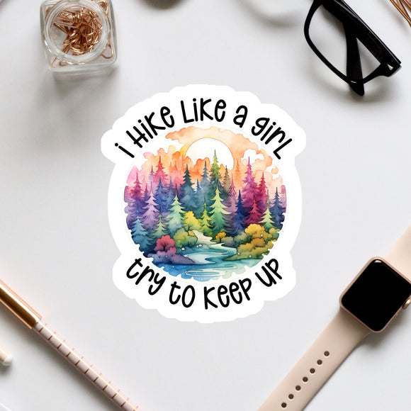 a sticker that says i like like a sun city to keep up