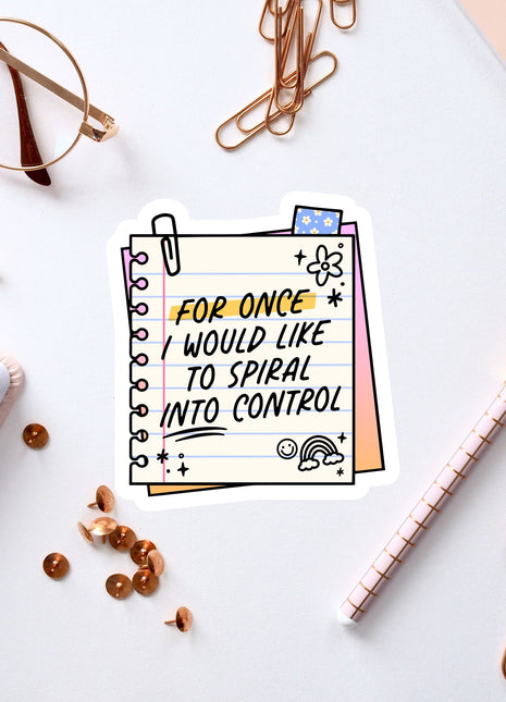 a notepad with a handwritten note on it